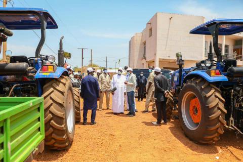 As part of the start of the 2021-2022 agricultural equipment distribution campaign